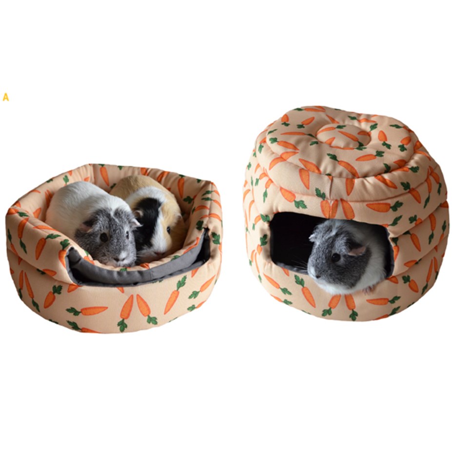 Carrot Plush Beehives Bed