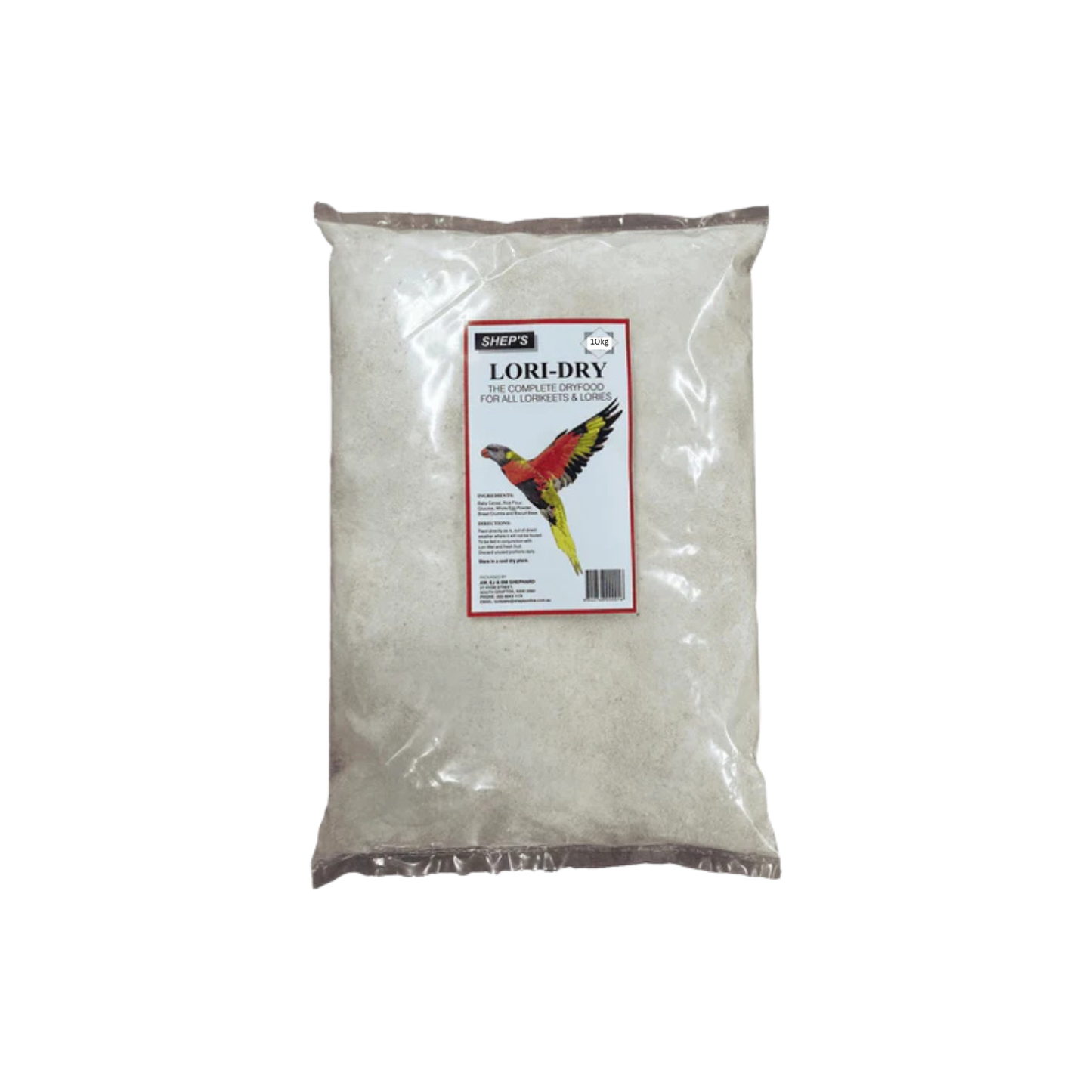 Lorikeet Diet Dry