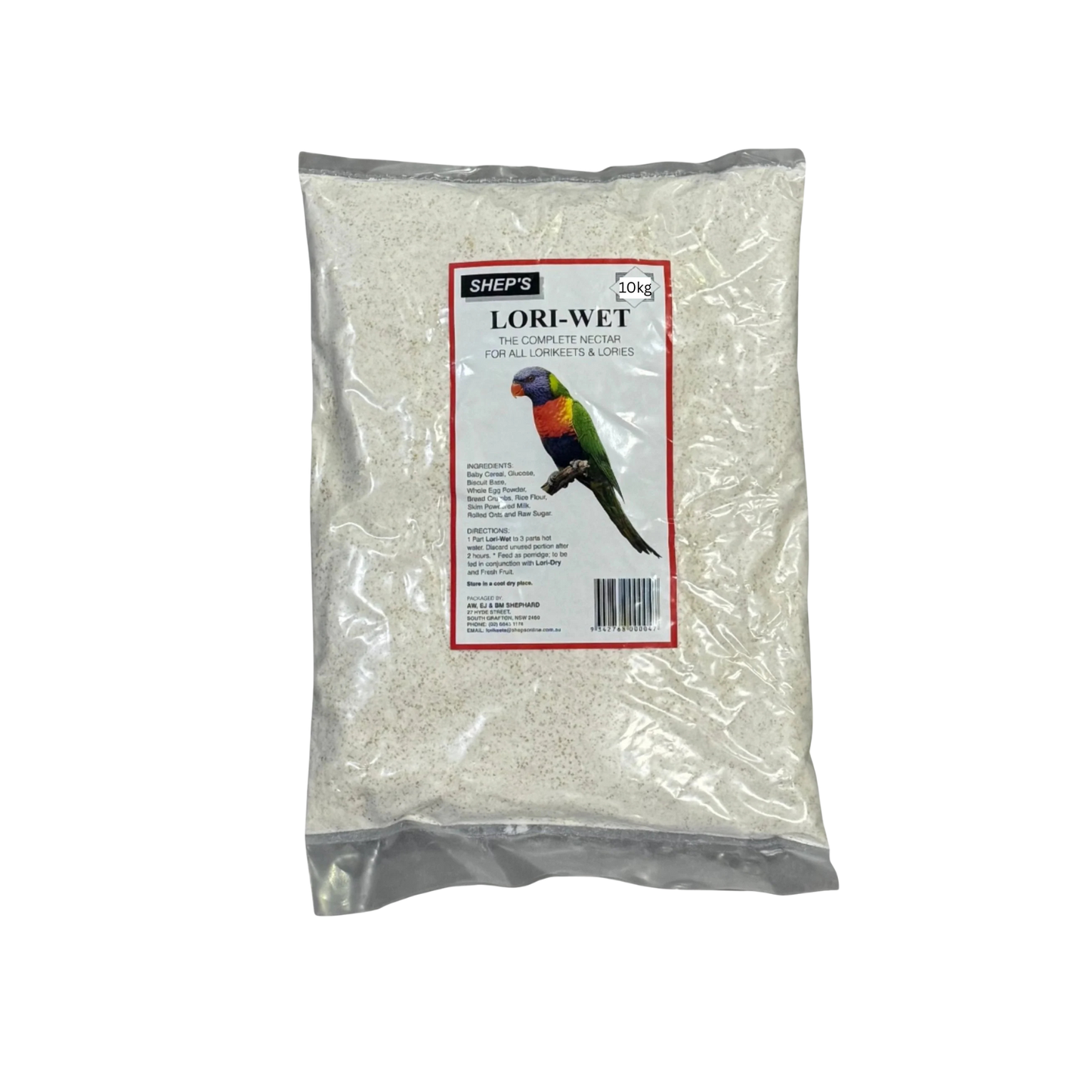 Lorikeet Diet Wet