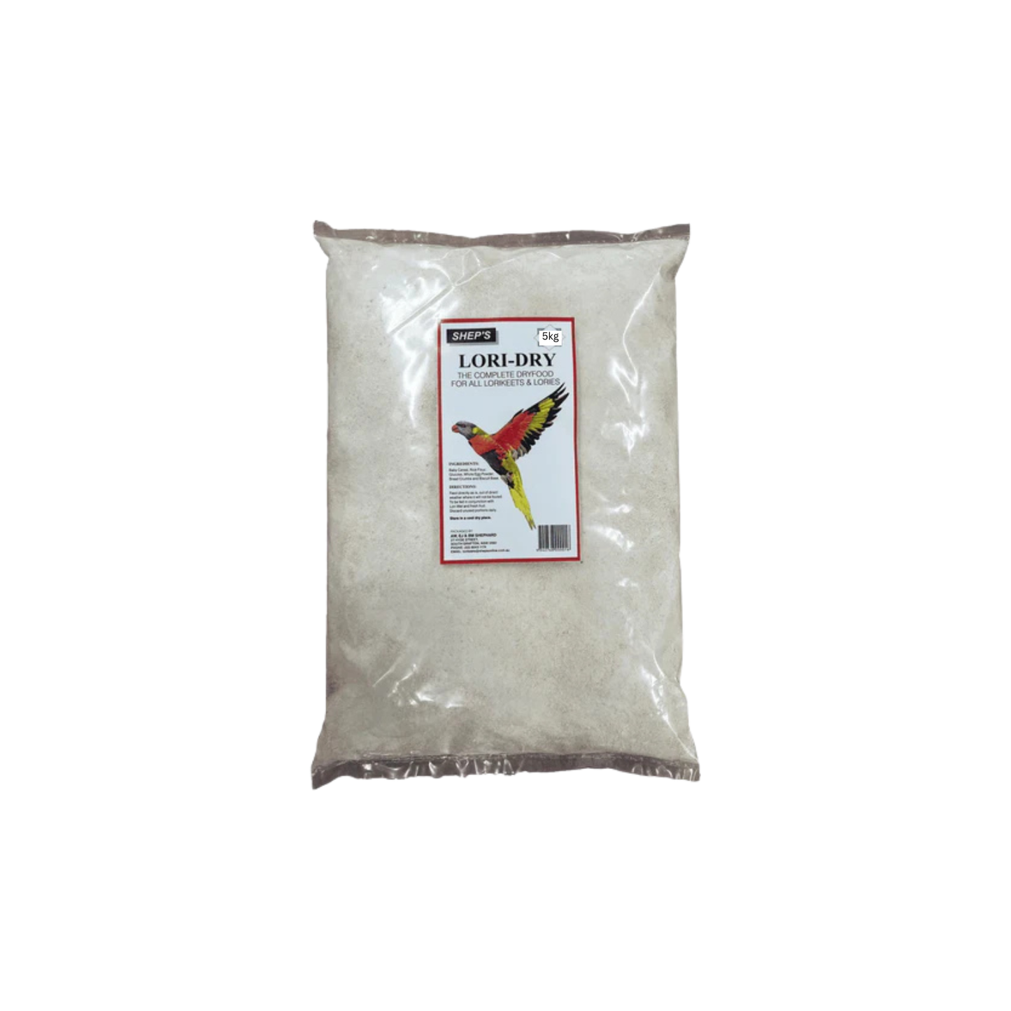 Lorikeet Diet Dry