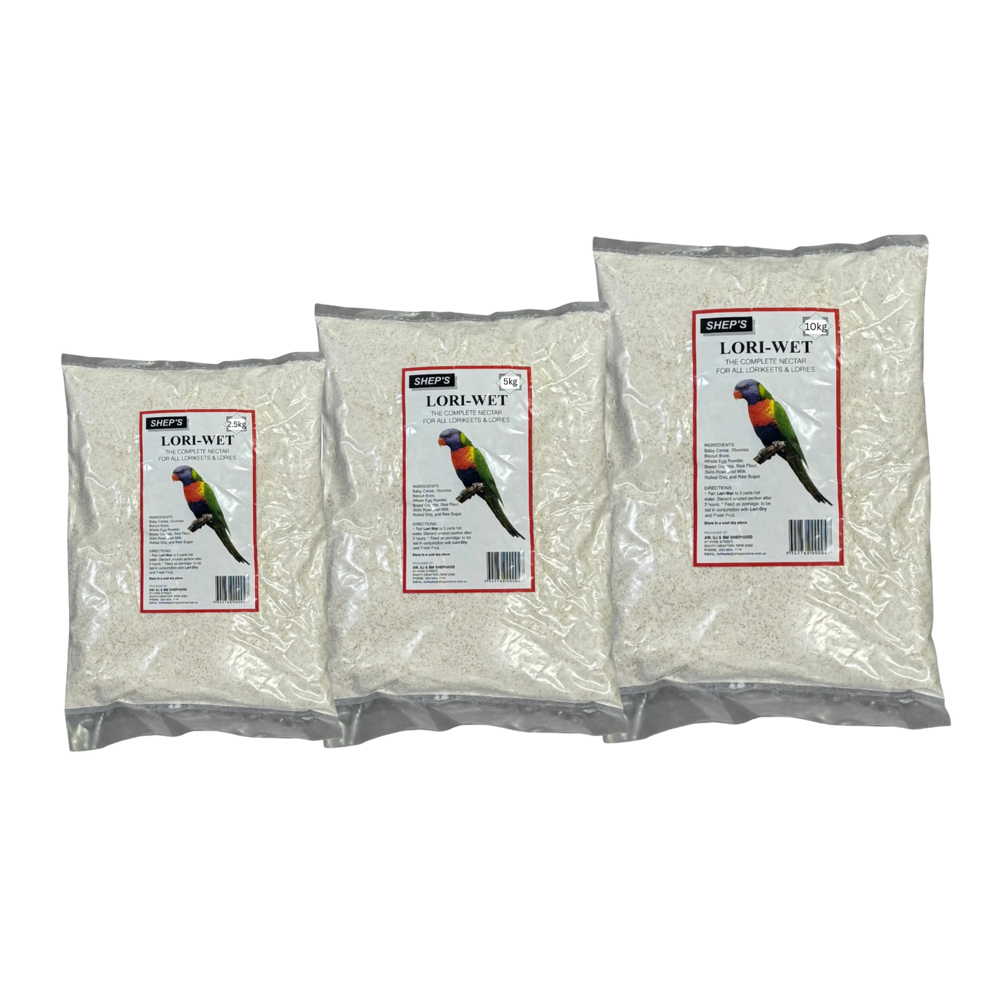 Lorikeet Diet Wet