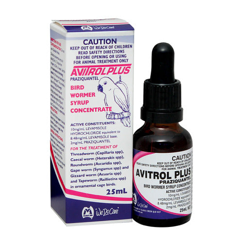 Fidos Avitrol Plus Bird Worm Syrup 25mL