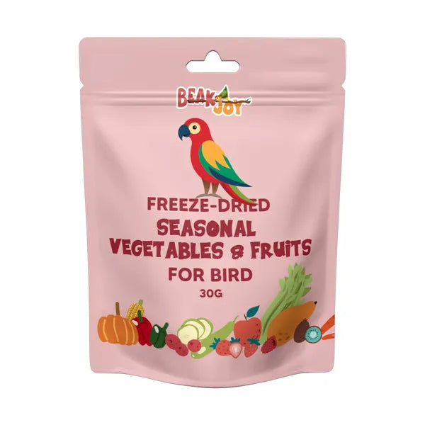 Freeze Dried Seasonal Vegetables & Fruits 30g