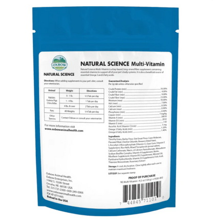 Oxbow Multi-Vitamin Support 120g