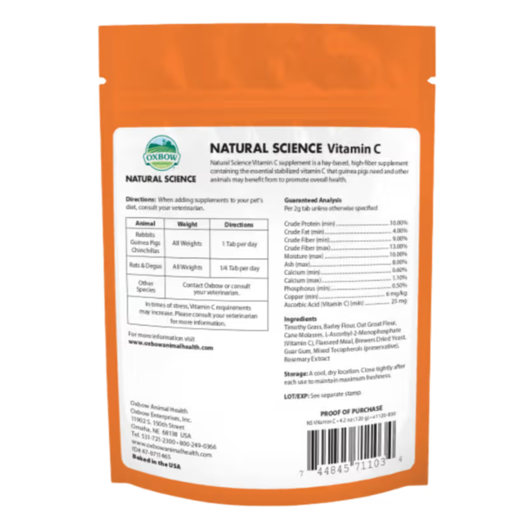 Oxbow Vitamin C Support 120g