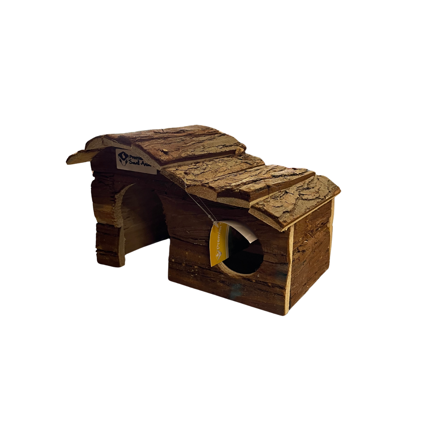 Dark Wooden Curved Roof House