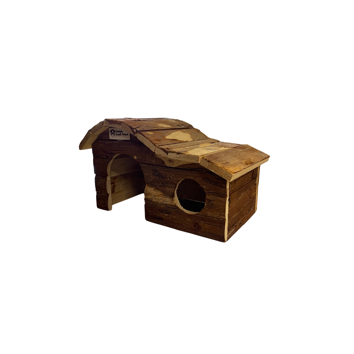 Dark Wooden Curved Roof House